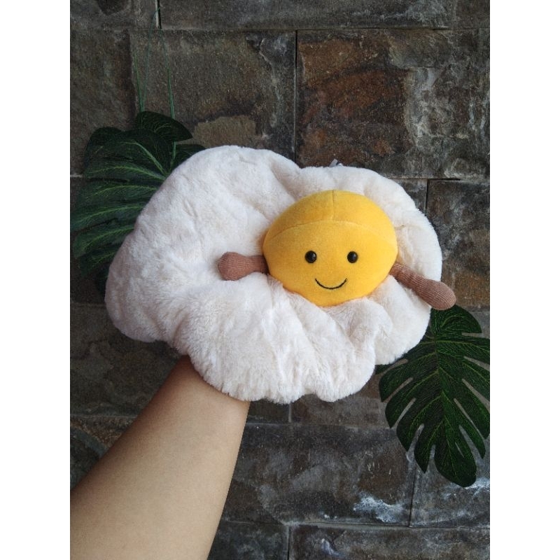 Fried egg by jellycat (nwt) Shopee Philippines