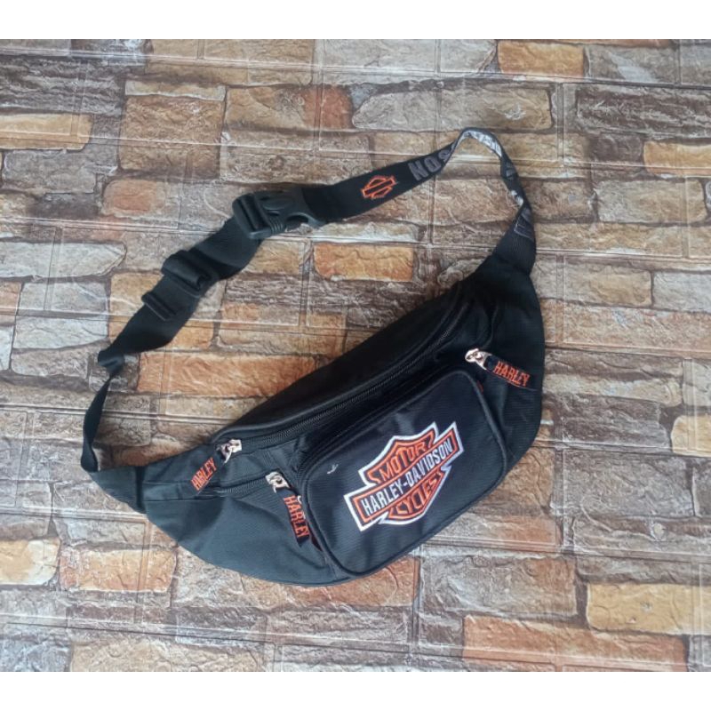 Waist bag harley davidson Sling bag Shopee Philippines