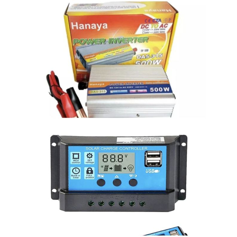 Power Inventor DC TO AC 500 Watt and Controller | Shopee Philippines