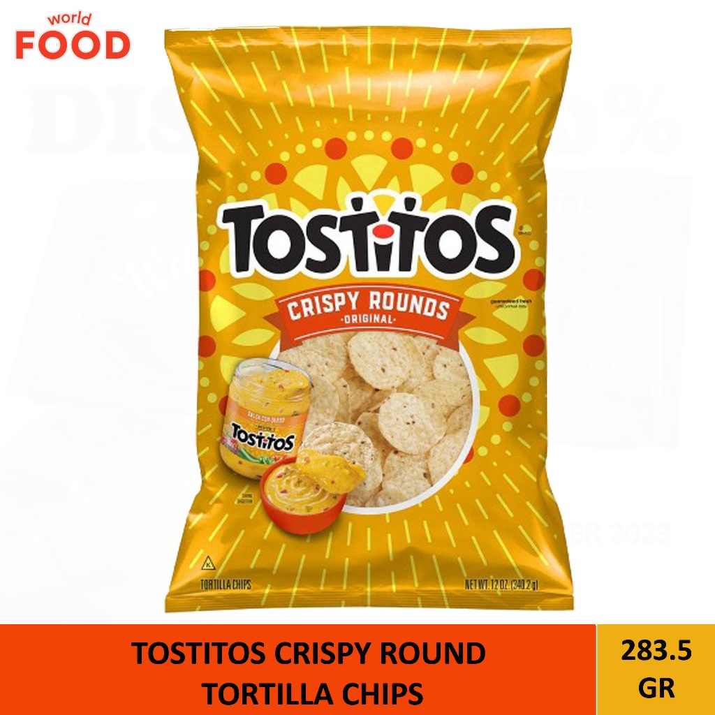 Tostitos CRISPY ROUND TORTILLA CHIPS 10oz | Shopee Philippines