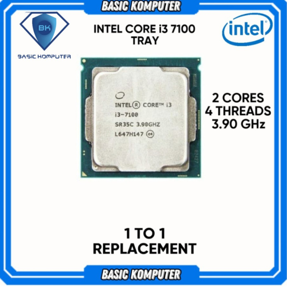 Processor INTEL CORE i3 7100 3.9 GHz SOCKET LGA1151 TRAY