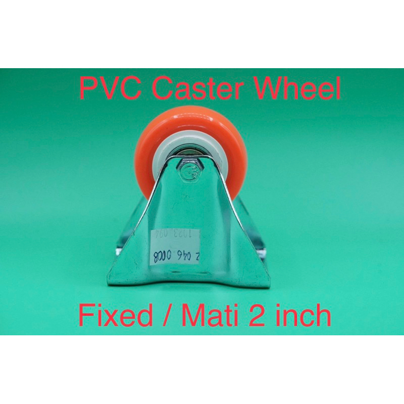 PVC Caster Wheel Wheels 2 Inch Dead Fixed Casters 2