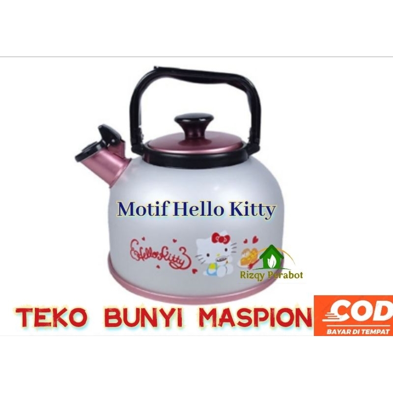 Maspion Teapot Sounds 5 Liter Hello Kitty Motif/Maspion Sound Teapot