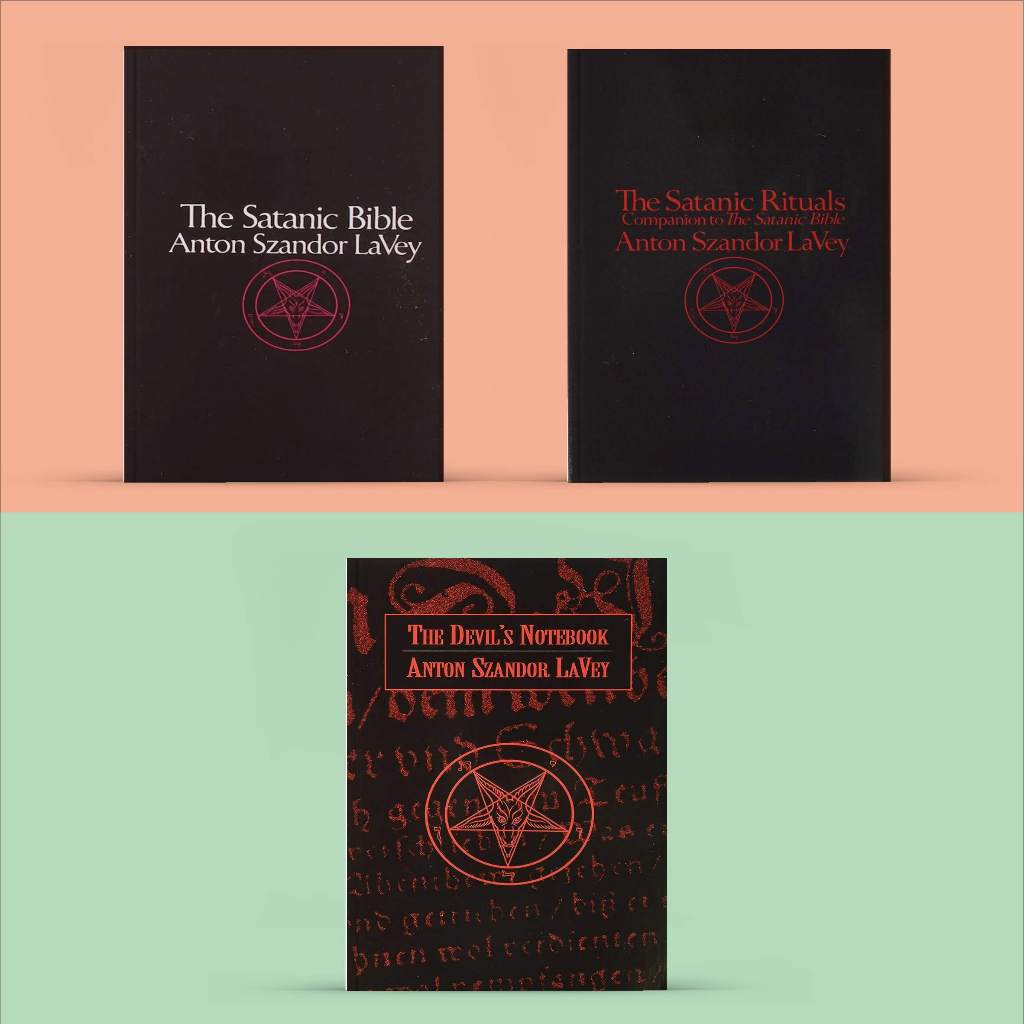 Anton Szandor Lavey Books Collection Satanic Bible Ritual Witch