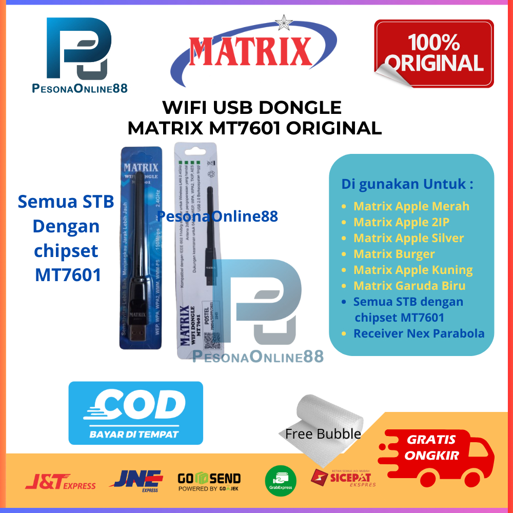 WIFI USB Dongle Matrix MT7601 Original | Shopee Philippines