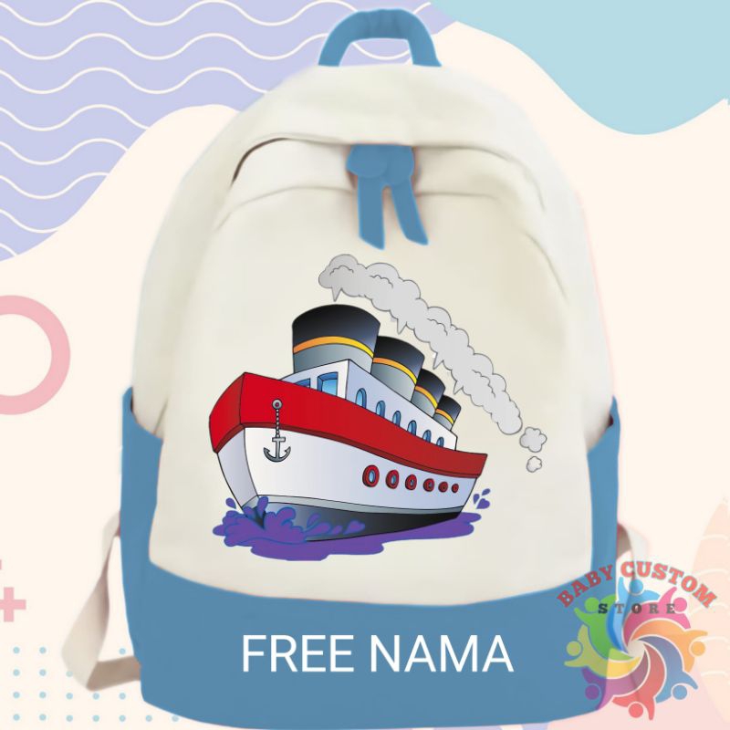 The Newest Cruise Ship Backpack For Kids (Free Name) | Shopee Philippines