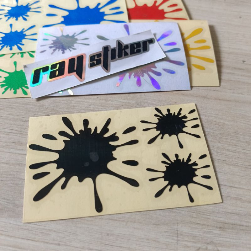 SPOT CUTTING STICKERS CONTENTS 3 Motorcycle Sticker Waterproof ...