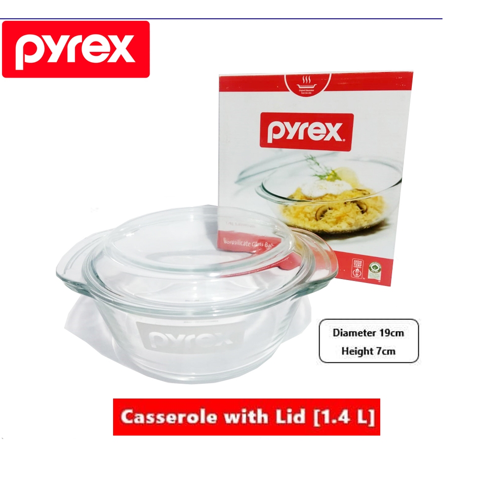 Pyrex Casserole 1.4L With Lid | Shopee Philippines