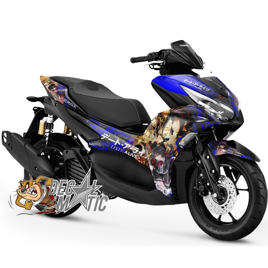 Aerox Full body Decal Aerox 155 NVX OLD/NEW Anime Date A live / Kurumi ...