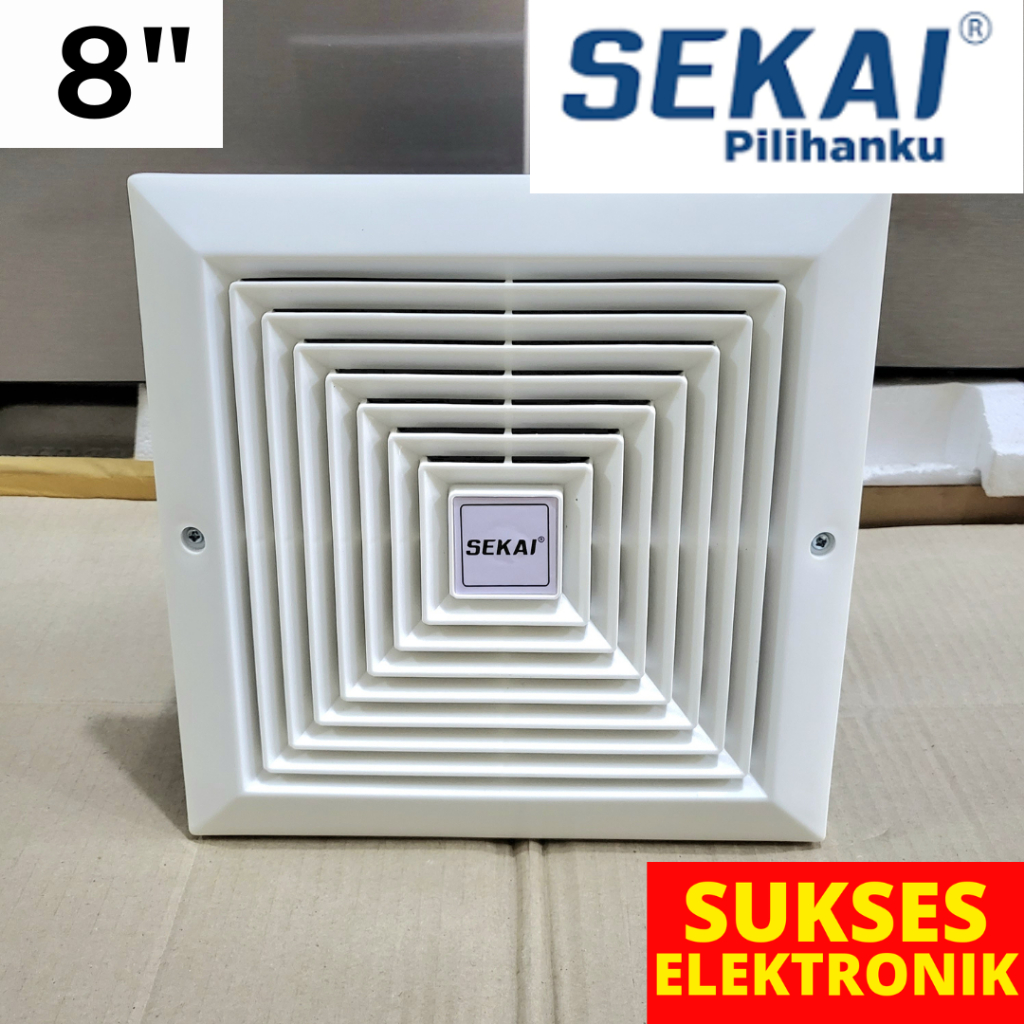 Sekai 8 IN 1way Exhaust Fan/Odor Suction Fan Kitchen Bathroom Blower