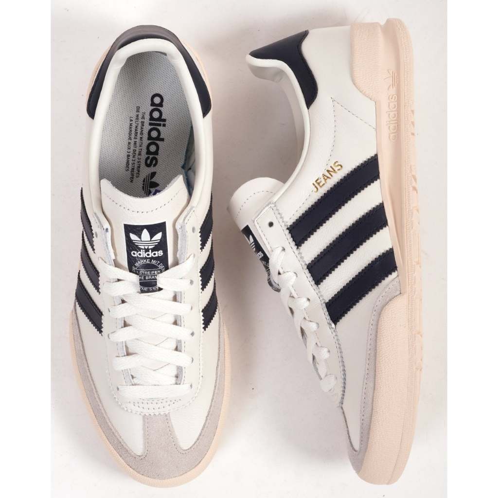 Adidas jeans white navy clearance