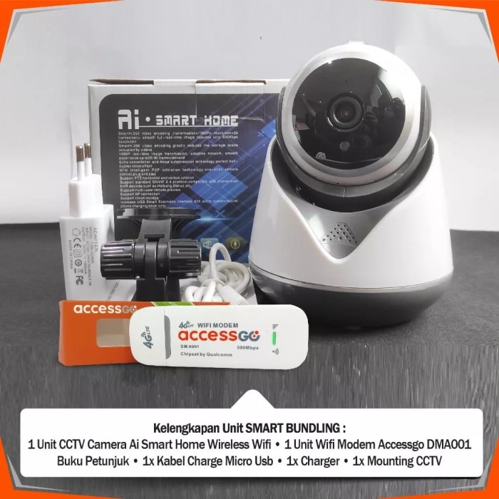 Ip Camera Wirreless CCTV Ai Smart Home - USB Modem Wifi | Shopee ...