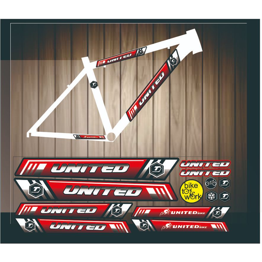 United BIKE STRIPING DECAL STICKER | Shopee Philippines