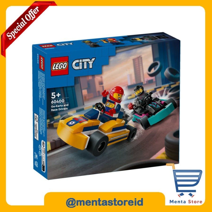 Lego City 60400 Go-Karts and Race Drivers | Shopee Philippines