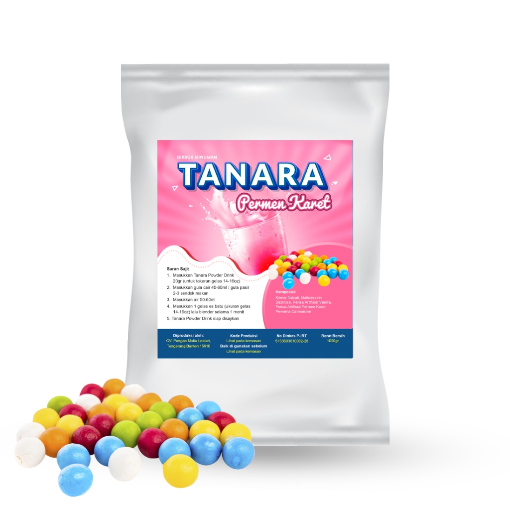 Viral Pink Chewing Gum Powder Drink Powder And Bubble Drink Bandar