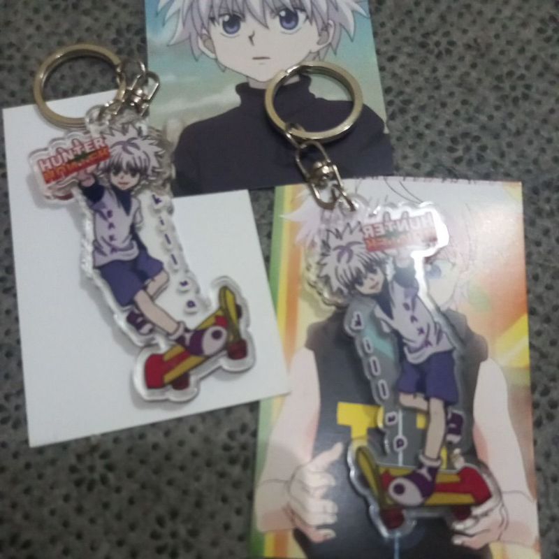 GANTUNGAN Killua skyboard keychain ganci hunter x hunter keychain ...