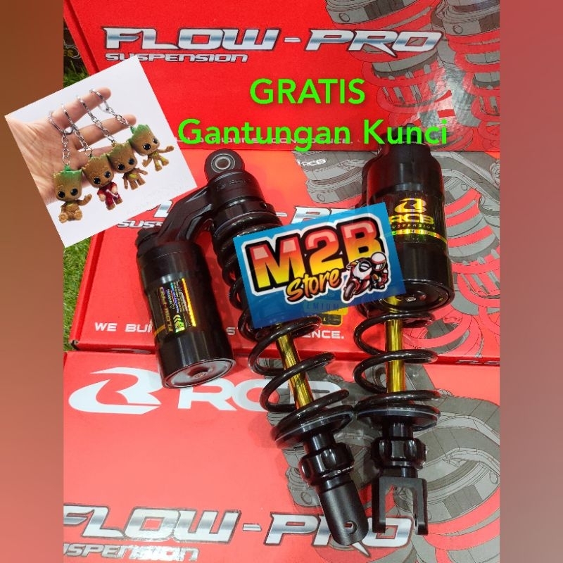 Shockbreaker Rear Shock 365 330 305 mm RCB Flow Pro Size Aerox 155 Nmax ...