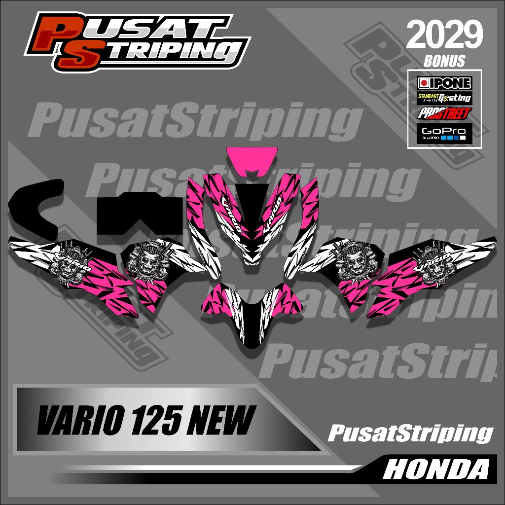 Viral Decal Motor Vario 125 NEW Fullbody - Design As You Like - Decal ...