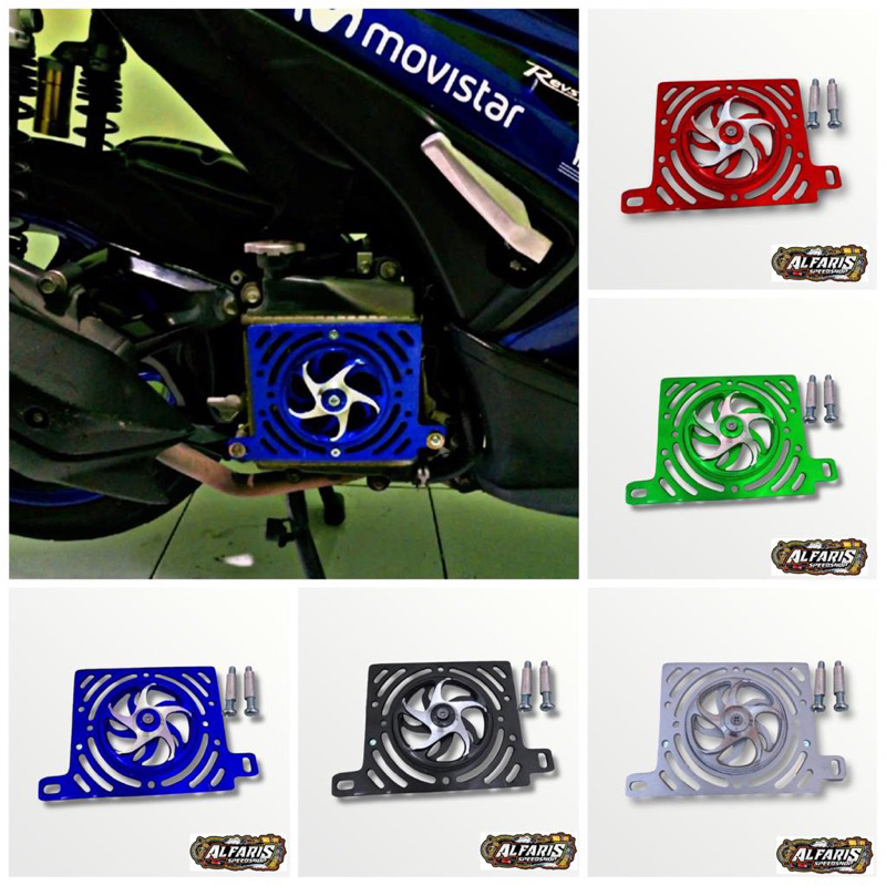 Swivel SPINNER RADIATOR COVER YAMAHA NMAX AEROX LEXI SPINER Swivel ...