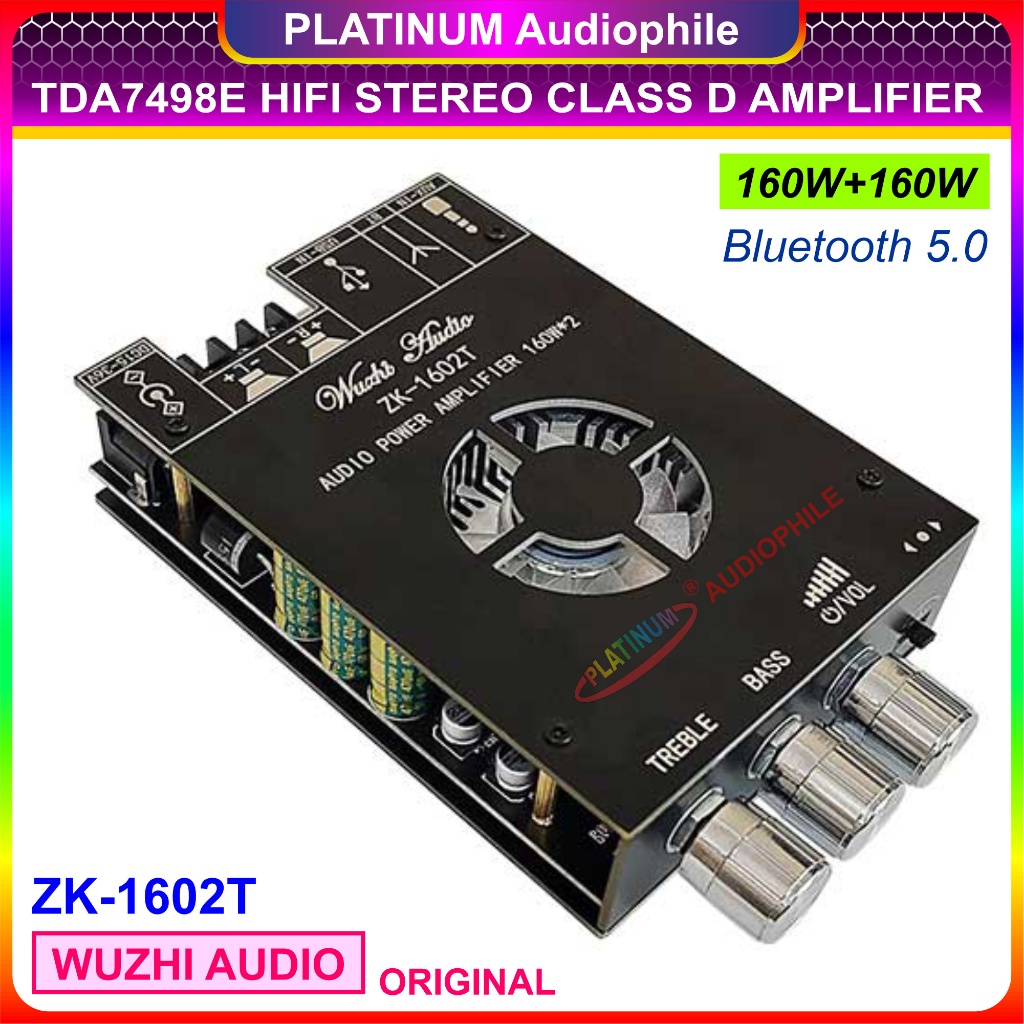 Tda7498 Amplifier Class D Bluetooth 5.0 Hifi Stereo Class D Amplifier