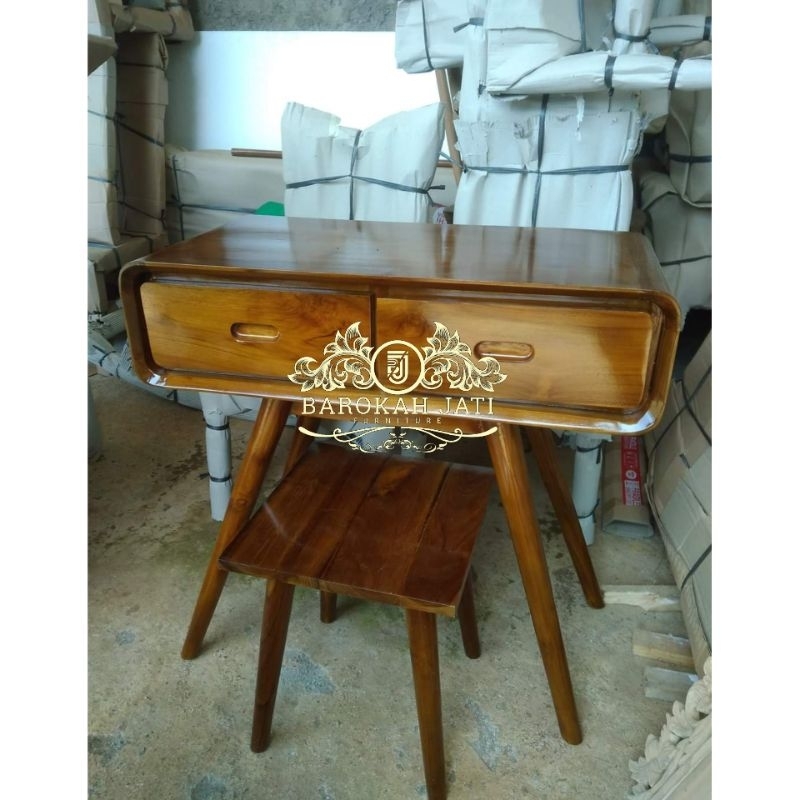Kayu Teak Wood Consul Table Teak Wood Minimalist Console Table Teak