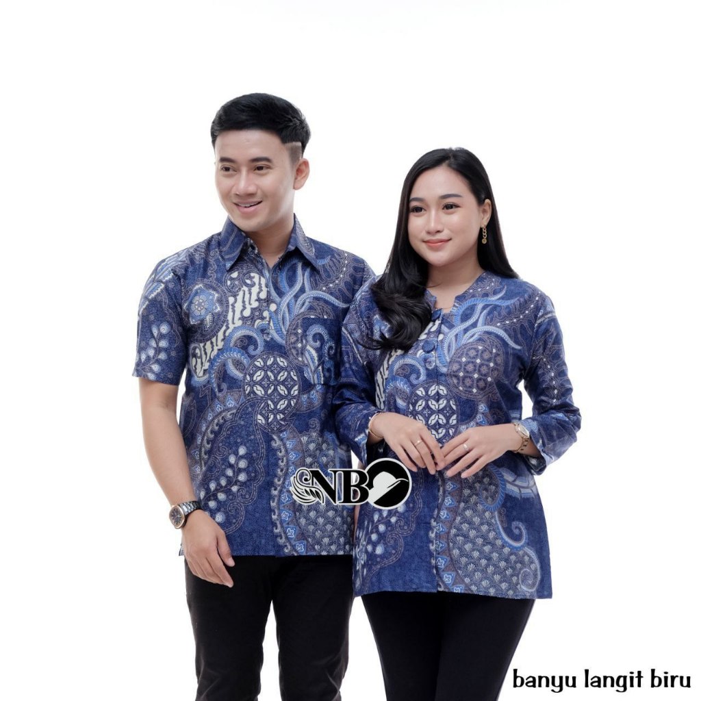 Couple batik men's women's batik clothes, office uniforms, party batik ...