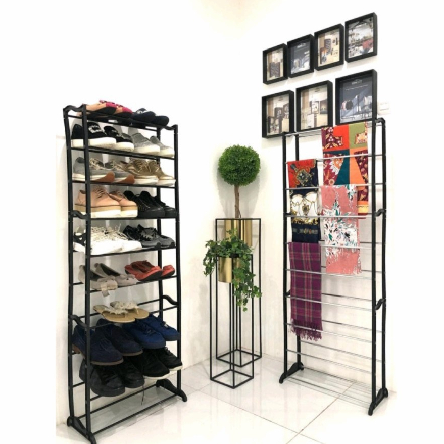 Amazing Multifunction Shoe Rack Amazing Portable Shoe Rack 10-Tier ...