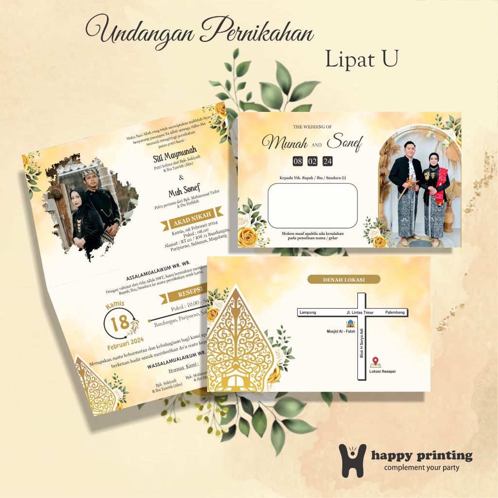 U Free Folding Wedding Invitations (Design, Plastic, Photo, Plan ...