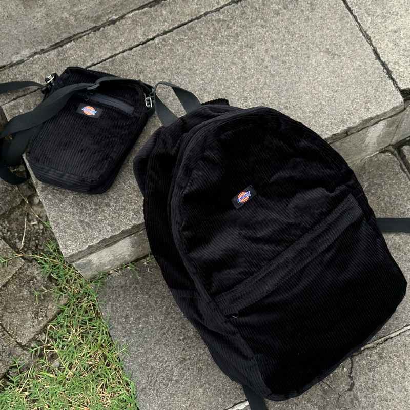 Backpack custom reworked corduroy Bag corduroy dickies Backpack Shopee Philippines