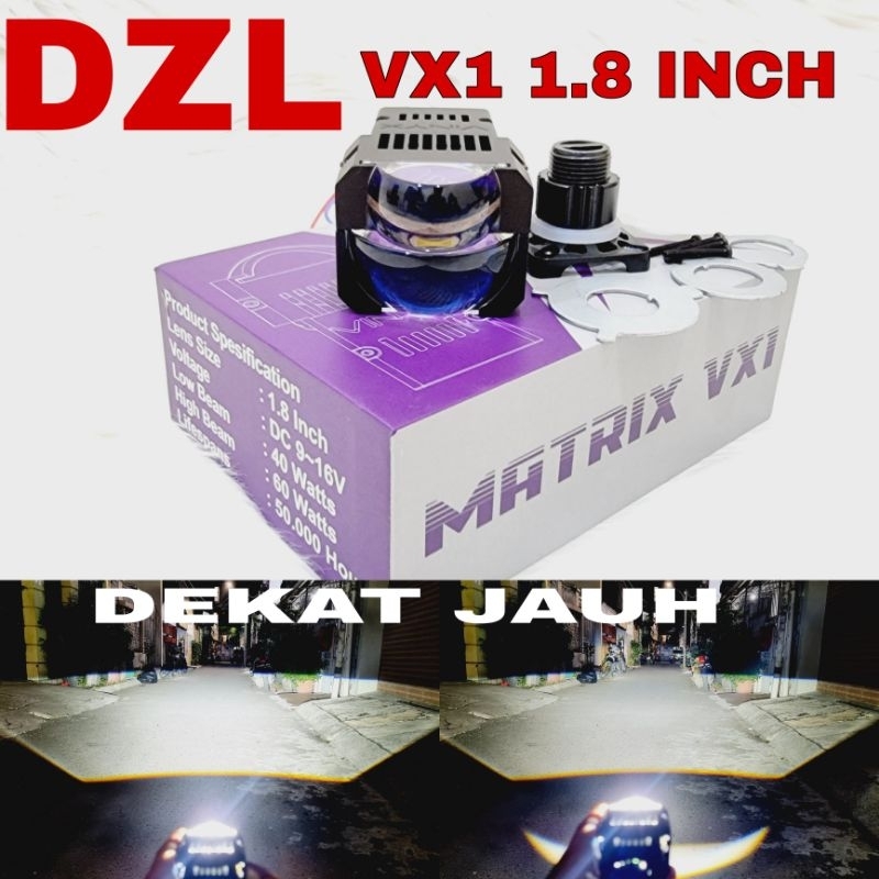 Biled vinyx matrix vx1 laser 1.8 inch 60watt projector purple lens ...