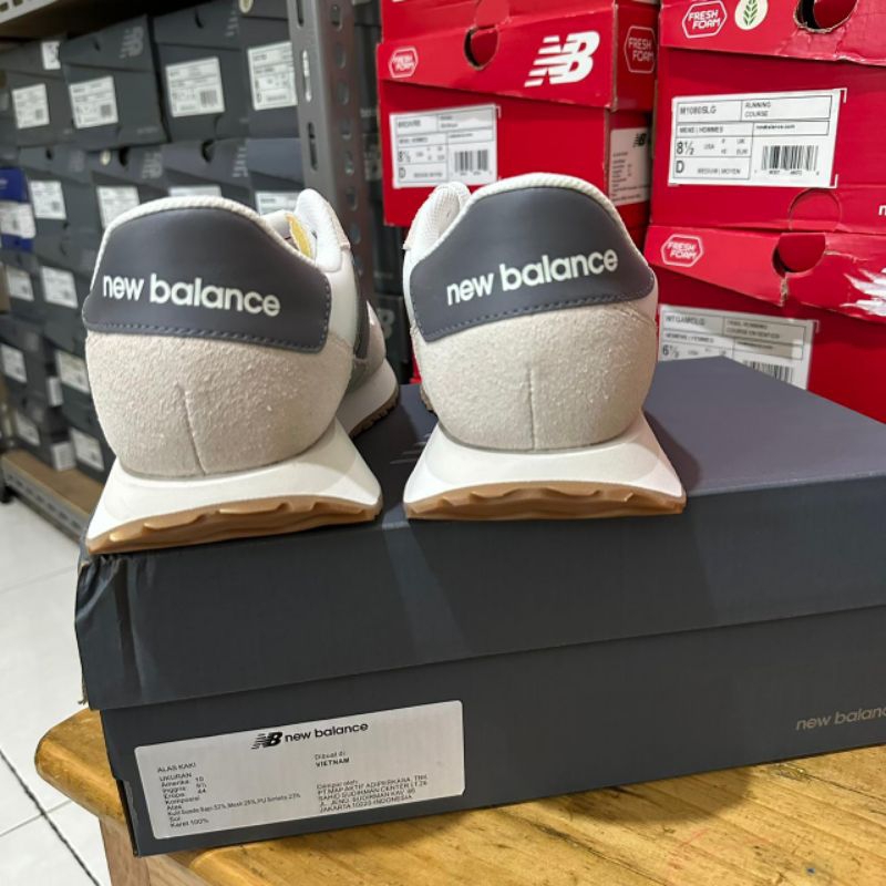 New BALANCE 237 SNEAKERS FOR MENS ORIGINAL WHITE Gray Shopee Philippines