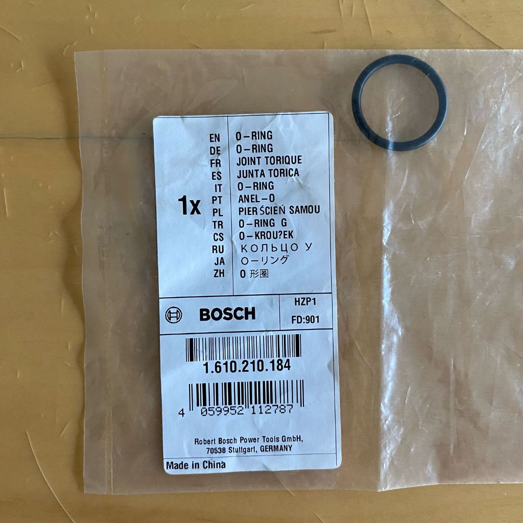 Bosch GBH 180 O-Ring 22x2.5 mm 1610210184 Original Bosch Spare Parts ...