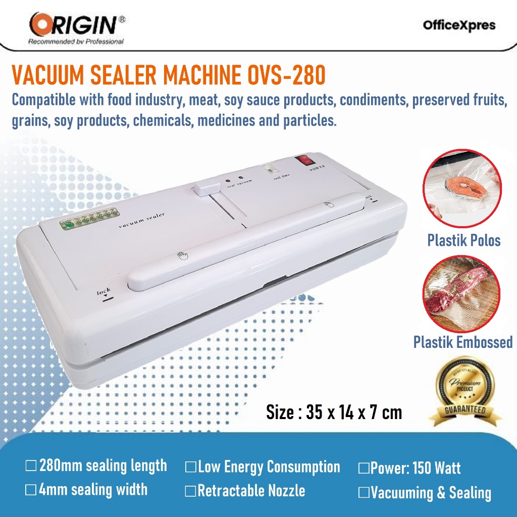 MESIN FOOD GRADE Vacuum FOOD Sealer Machine / Dry FOOD Packaging ...