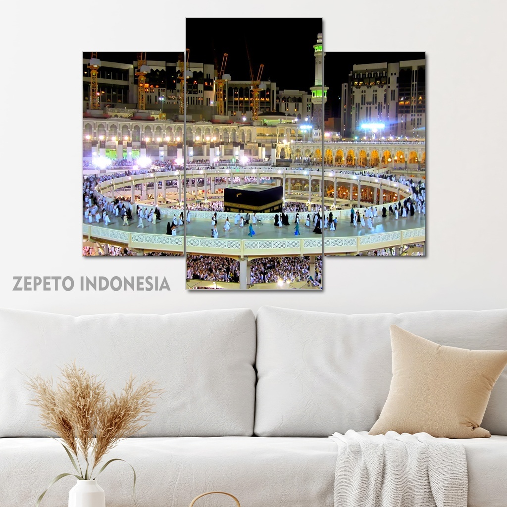 Mecca Kaaba Room Display 50X40 Multi Panel Indonesian Zepeto/ Wall ...