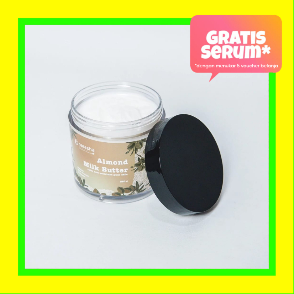 Natasha Skincare Almond Milk Butter 250 gram by dr Fredi Setyawan