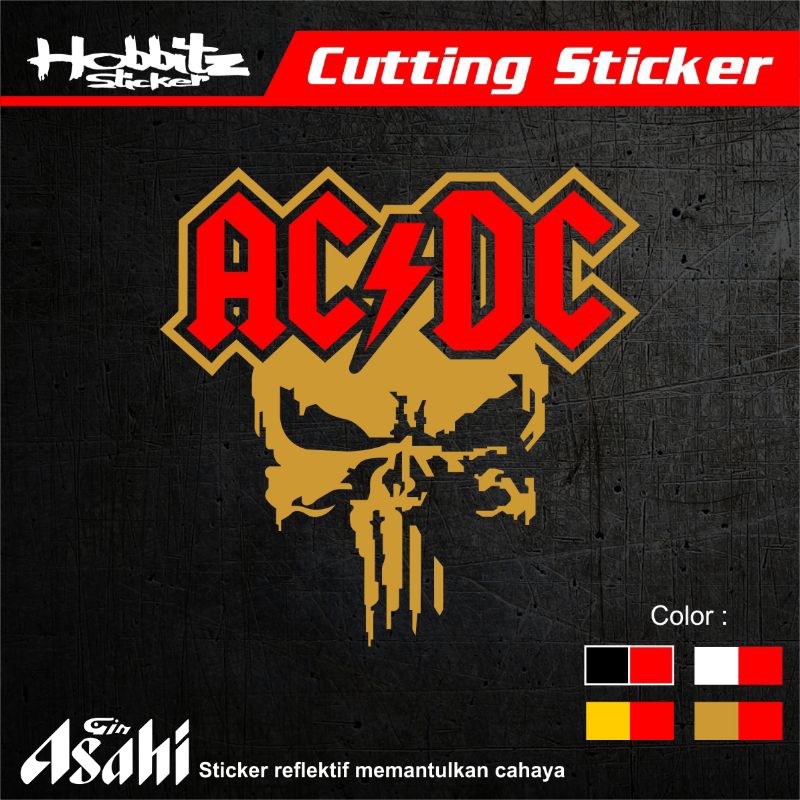 Acdc STICKER MUSIC BAND STICKER CUTTING STICKER | Shopee Philippines