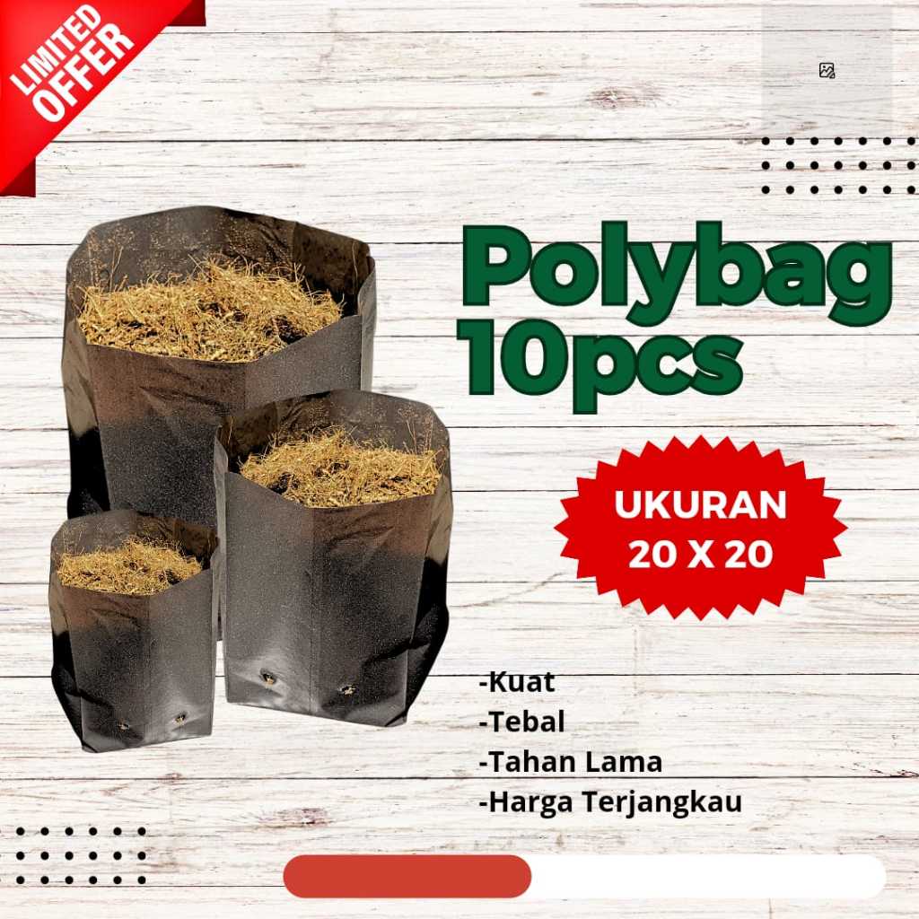 Polybag Bundling Package (Contents 10 pcs) Size 20 x 20cm | Shopee ...