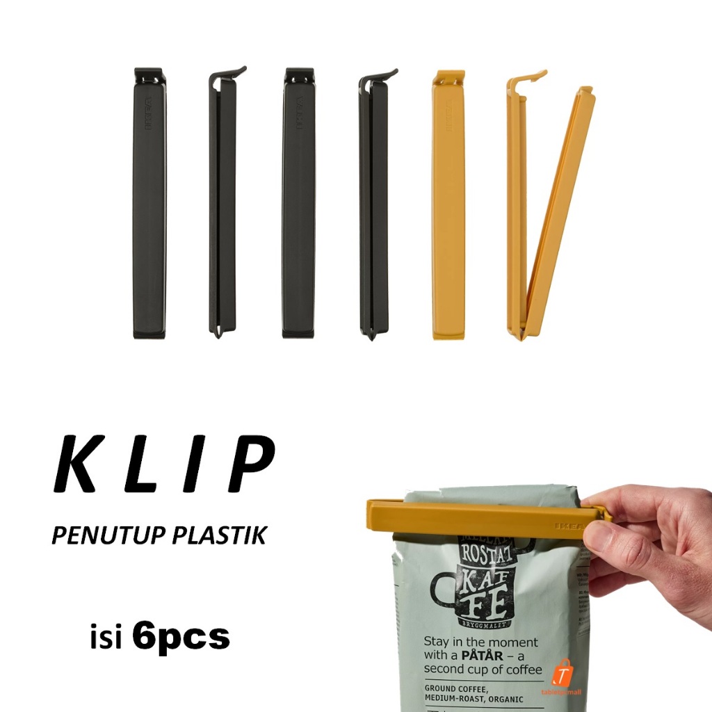 Plastic Cover Clips contains 6 PCS Plastic Sealer Clips | Shopee ...