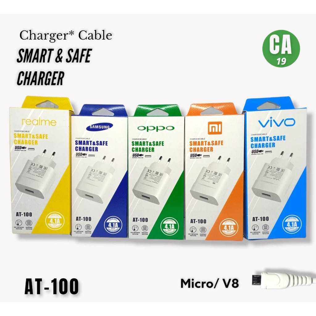 Charger Charger/ Charging/ Branded Micro USB Charger/ AT100 | Shopee ...