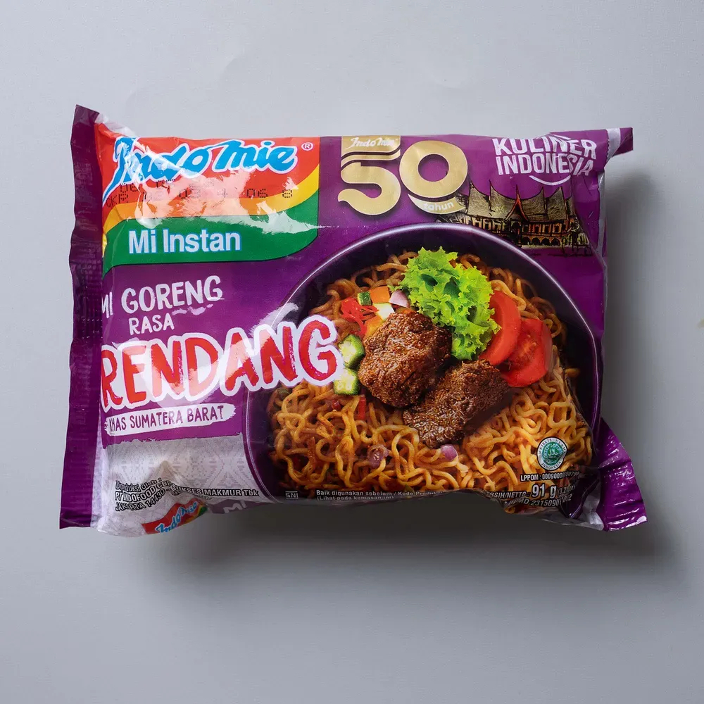 Indomie Fried Rendang Instant Noodles 91gram | Shopee Philippines