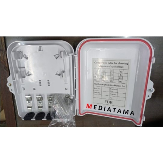 Optikal odp 8core Box 8c 8 port optical distribution point FO KHU Empty ...