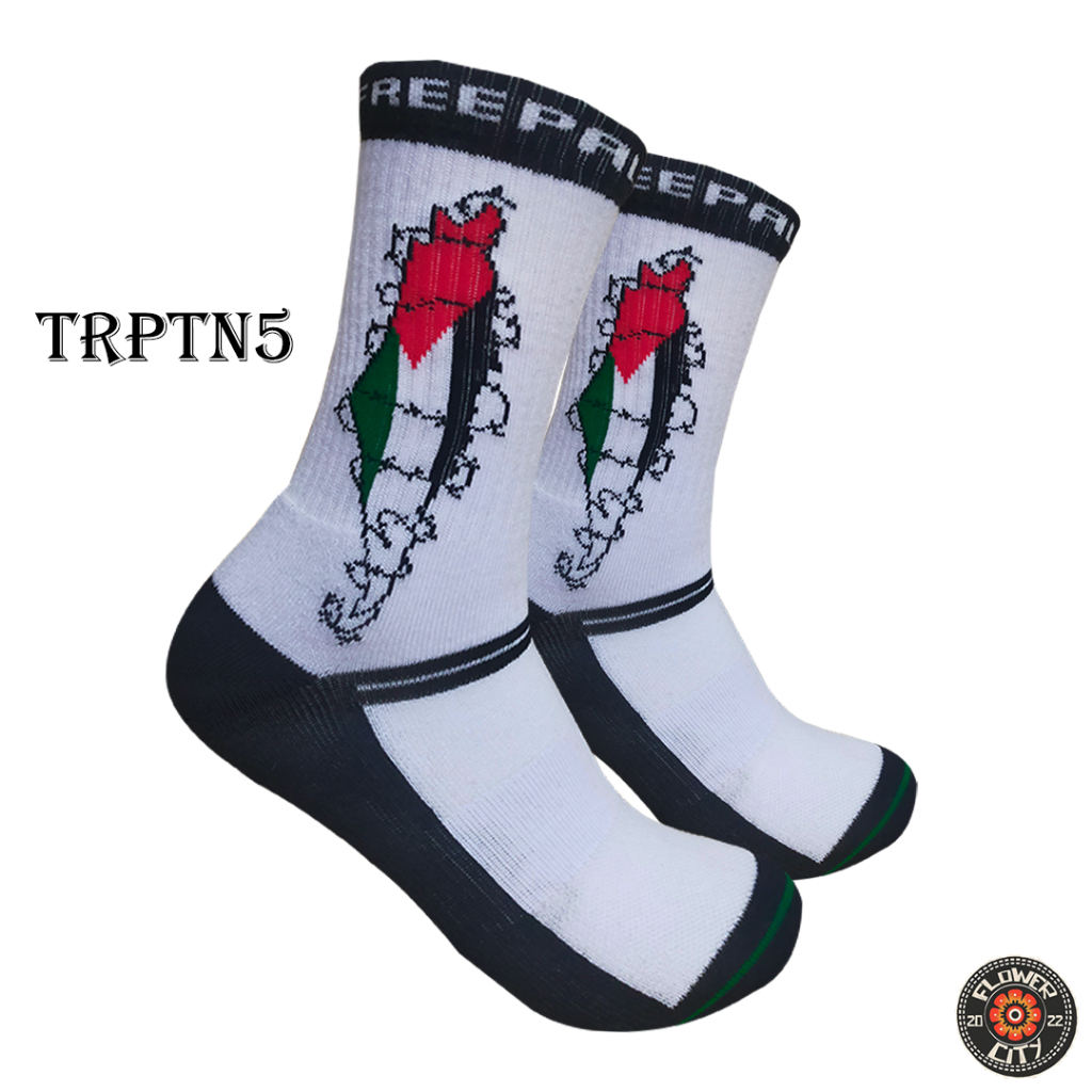 Terry Socks Special Edition PALESTINE Motif (4 LAYER THREAD) No.TRYPTN5 ...