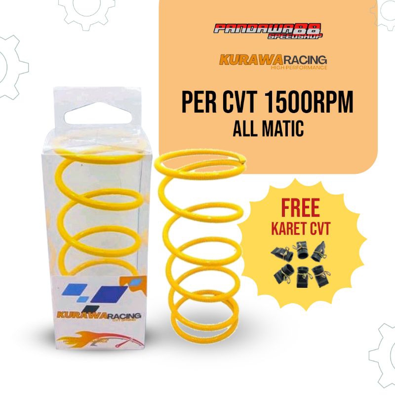 Per CVT 1500RPM KURAWA RACING ALL MATIC | Cvt | (Beat/Mio/Vario/Scoopy ...