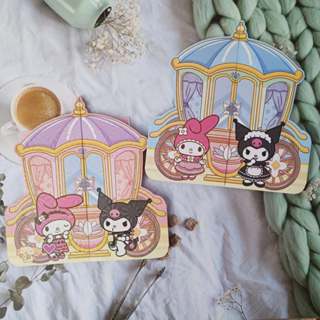 Dress up Sticker Quiet Book Kuromi Melody Sanrio's Dream Castle ...