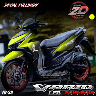 Newest Decal Sticker Honda Vario 125 150 Led 2015 2016 2017 2018 Full ...