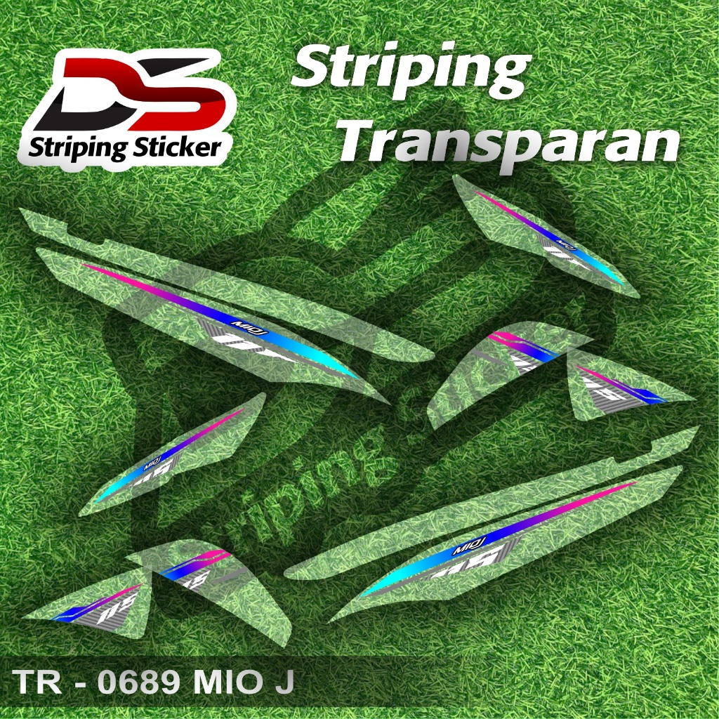 Mio J Transparent Sticker Striping- (TR-0689) List of Motorcycle ...