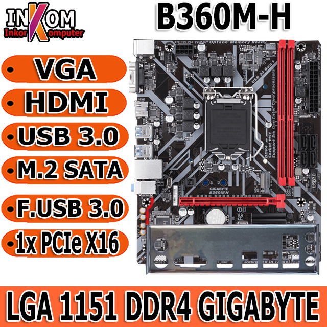 Mobo Gaming Motherboard B360M LGA 1151 DDR4 With 8th Gen 9th Gen ...