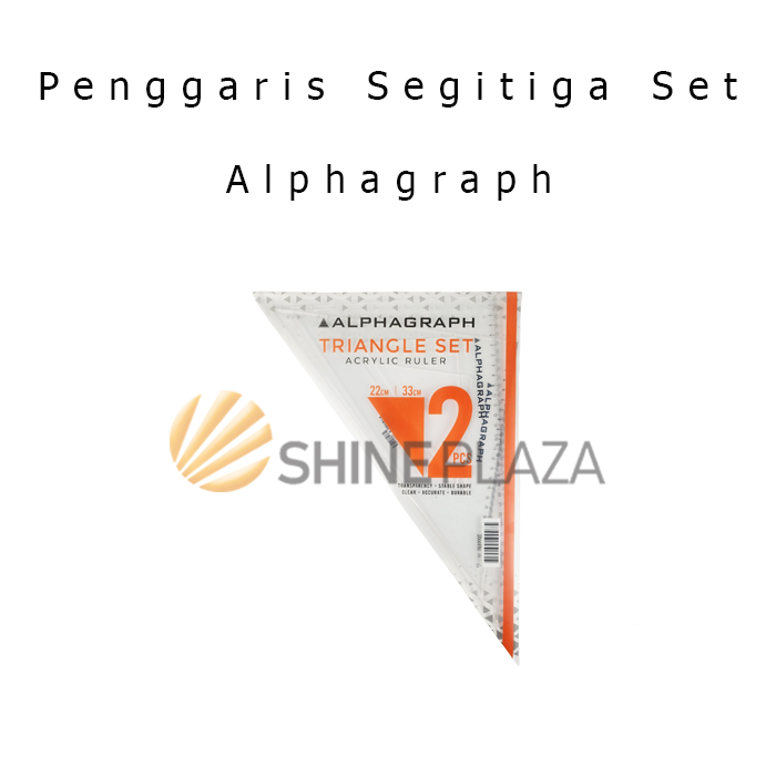 Triangular Ruler Set Architect Engineering Alphagraph 22cm - 33cm Ruler ...