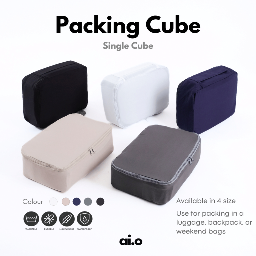 AIO Single Packing Cube (unit) Travel Organizer Large Premium Backpack ...
