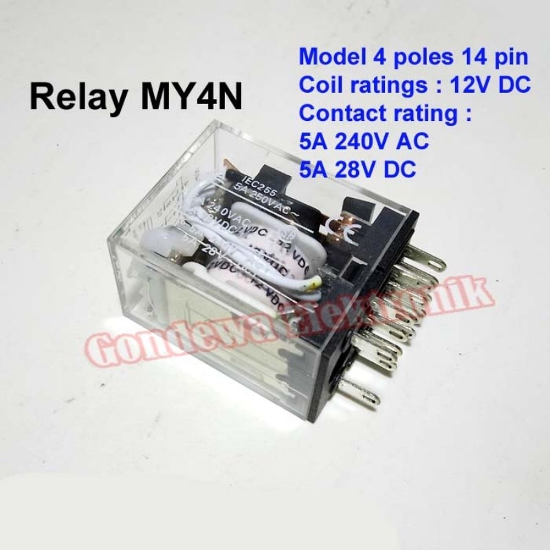 My4n relay 12 Volt DC | Shopee Philippines